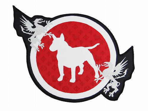 BULL TERRIER Embroidery Patch Die Cut
