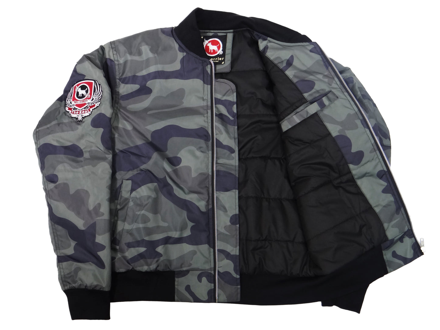 BULL TERRIER MA-1 Jacket Traditional Camo