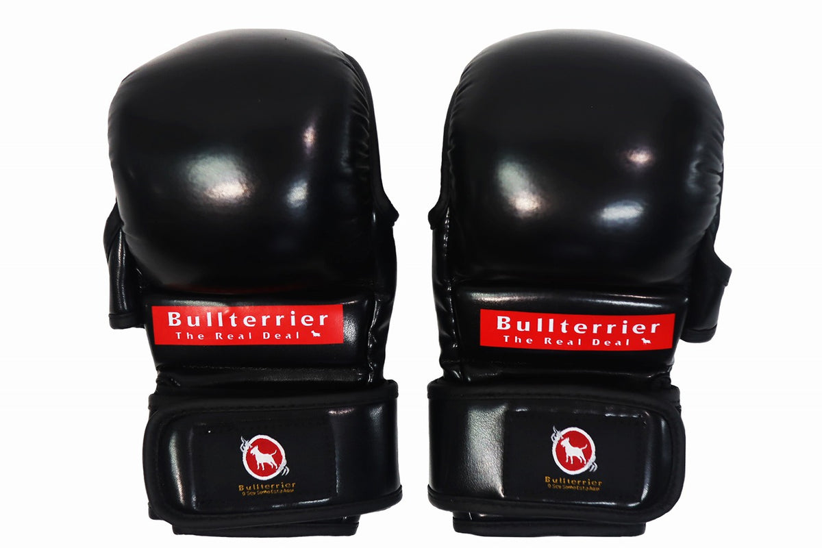 BULL TERRIER MMA Gloves BASIC 6oz Black