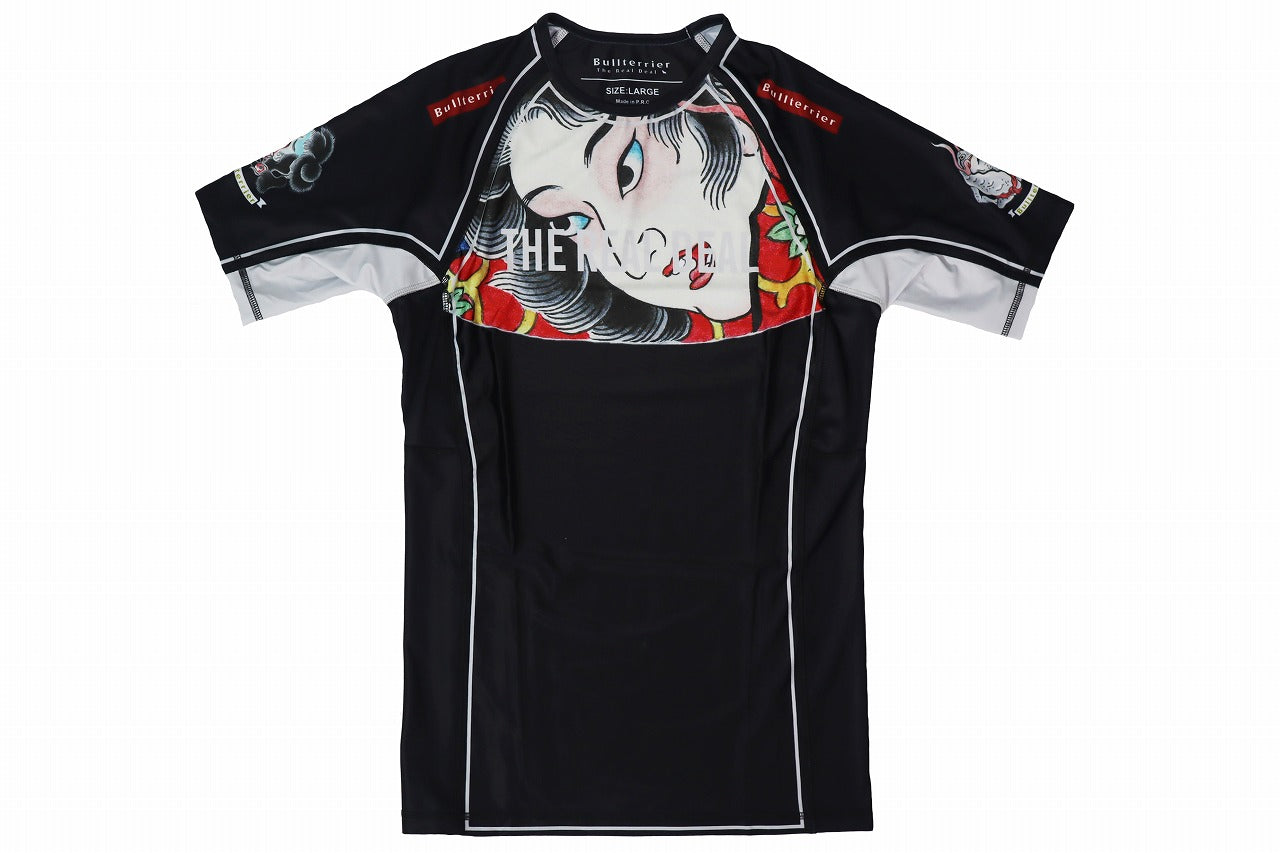 BULL TERRIER Rashguard TSUNADEHIME Short Sleeve