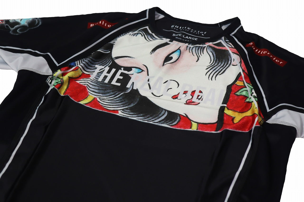BULL TERRIER Rashguard TSUNADEHIME Short Sleeve