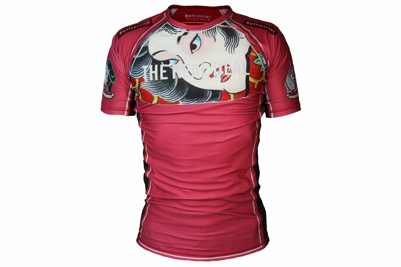 BULL TERRIER Rashguard TSUNADEHIME Short Sleeve