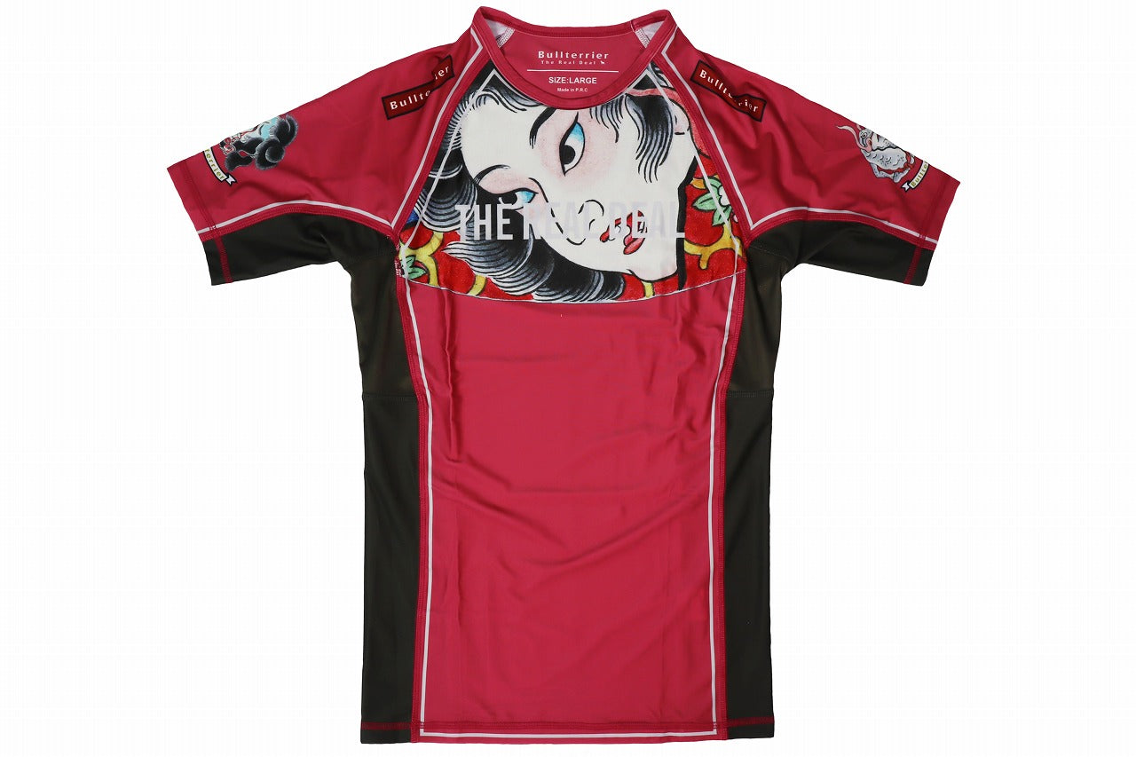BULL TERRIER Rashguard TSUNADEHIME Short Sleeve