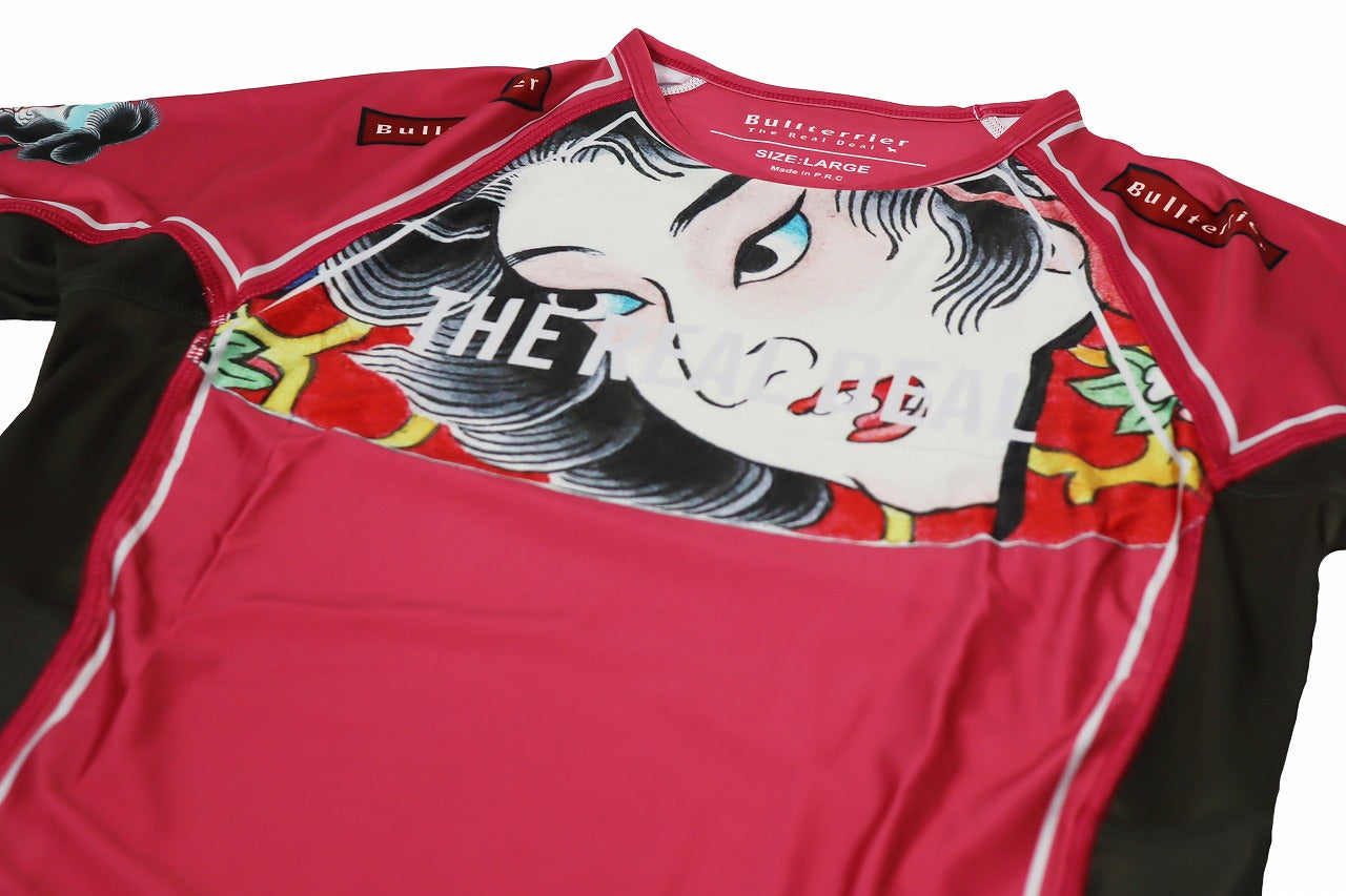 BULL TERRIER Rashguard TSUNADEHIME Short Sleeve