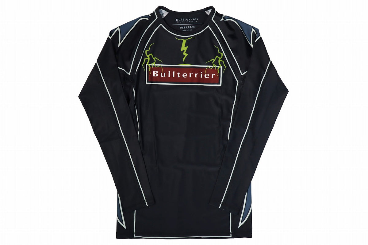 BULL TERRIER Rash Guard LIGHTNING Long Sleeve