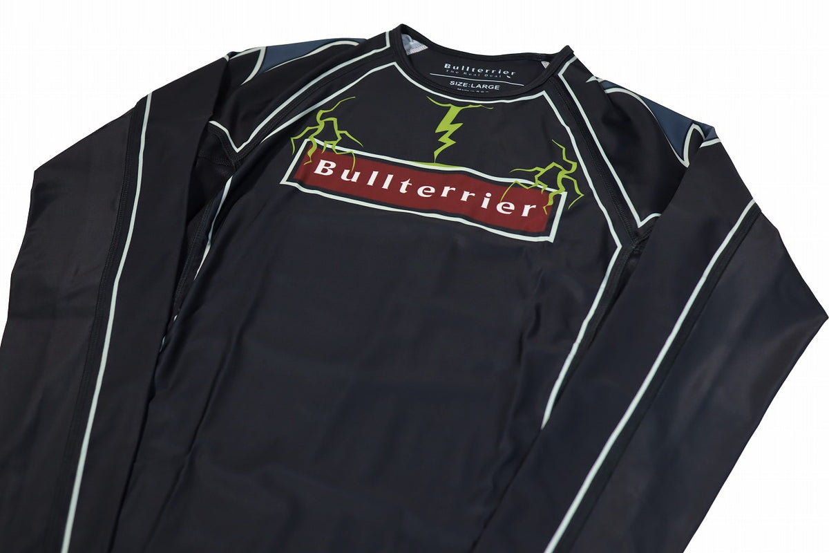 BULL TERRIER Rash Guard LIGHTNING Long Sleeve