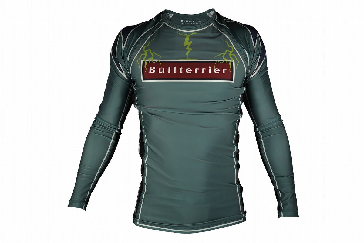 BULL TERRIER Rash Guard LIGHTNING Long Sleeve
