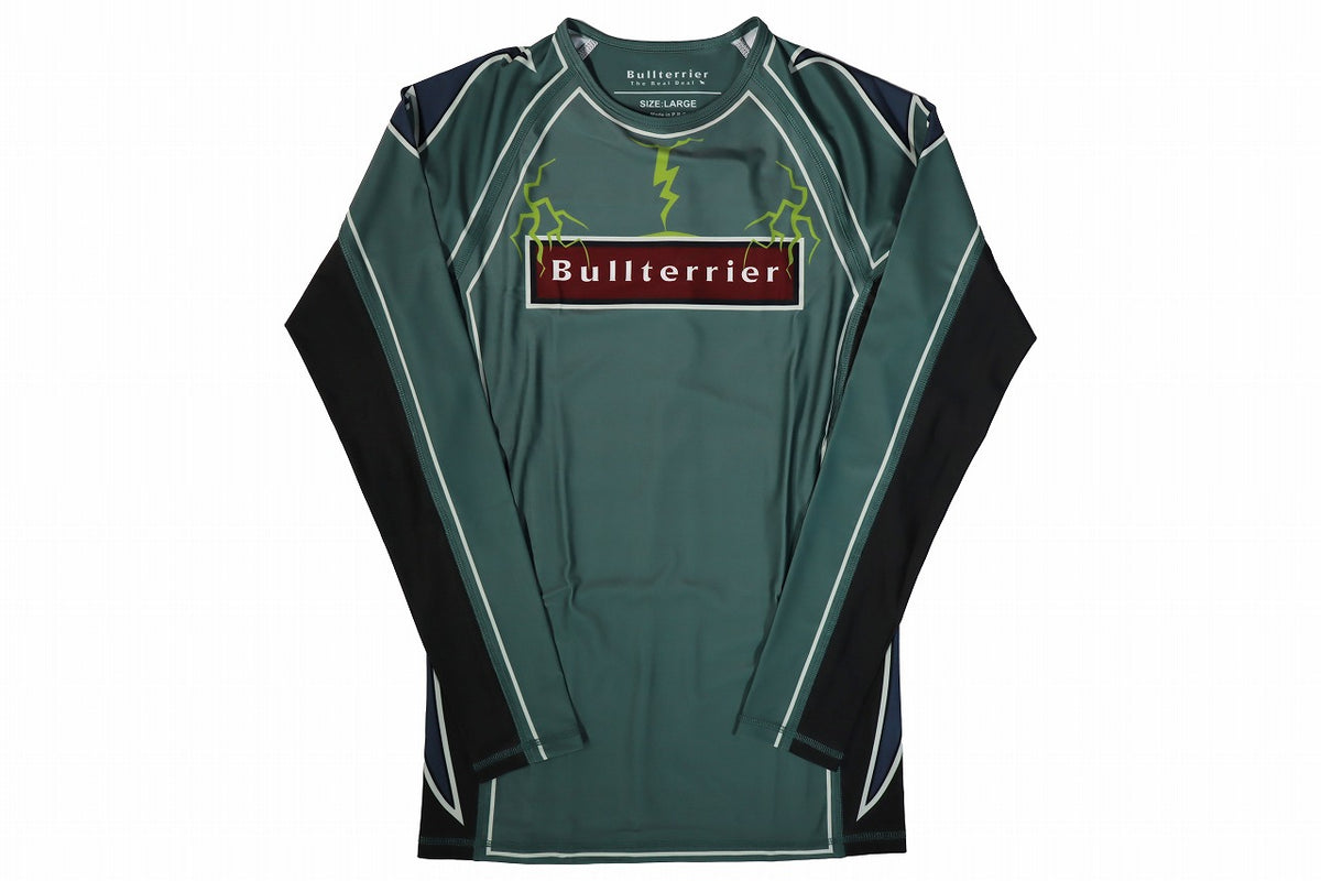 BULL TERRIER Rash Guard LIGHTNING Long Sleeve