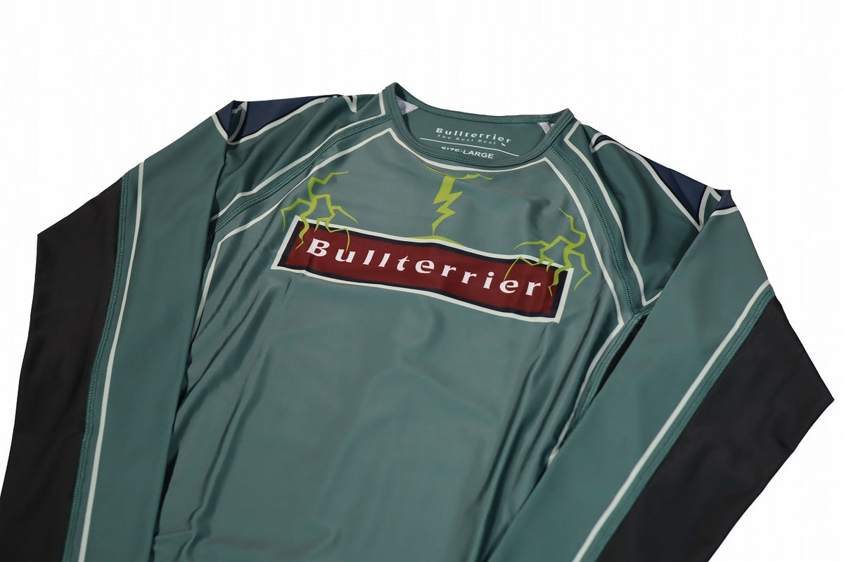 BULL TERRIER Rash Guard LIGHTNING Long Sleeve