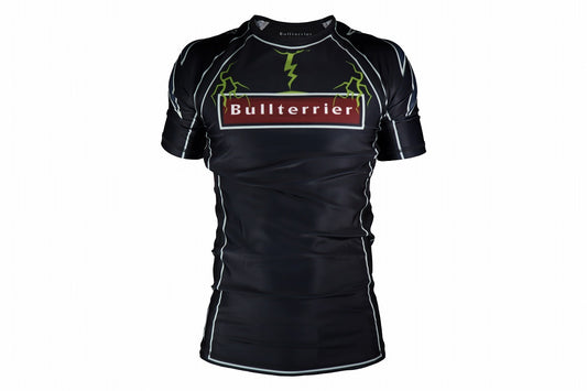 BULL TERRIER Rash Guard LIGHTNING Short Sleeve