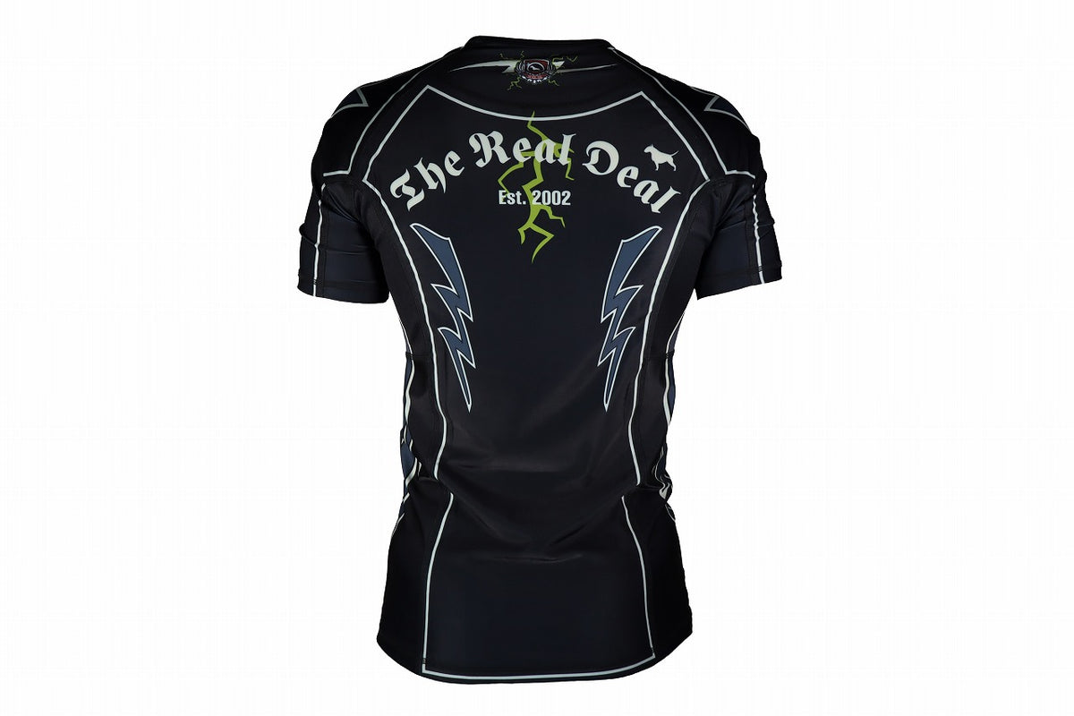 BULL TERRIER Rash Guard LIGHTNING Short Sleeve