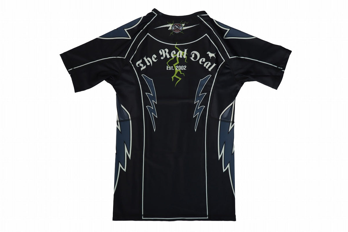BULL TERRIER Rash Guard LIGHTNING Short Sleeve