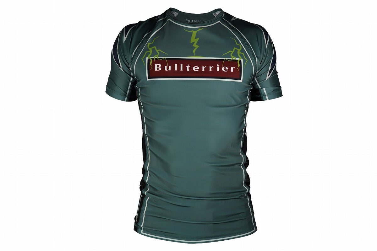 BULL TERRIER Rash Guard LIGHTNING Short Sleeve