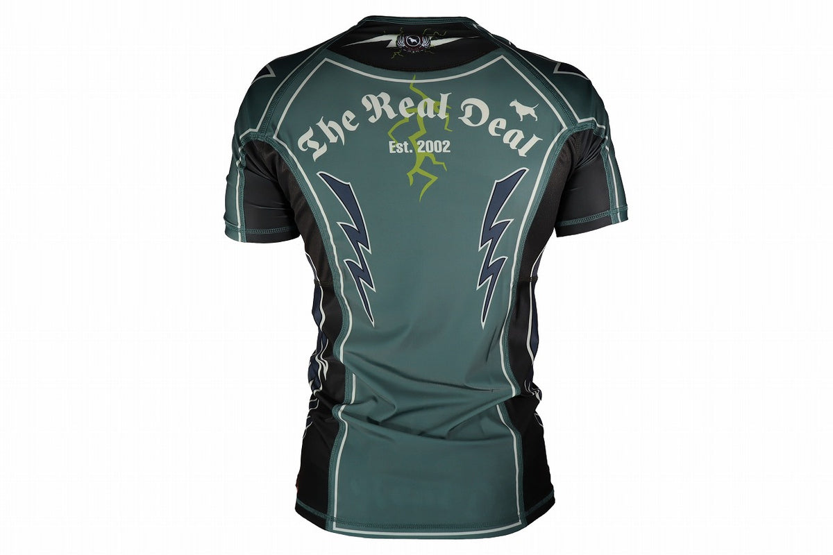 BULL TERRIER Rash Guard LIGHTNING Short Sleeve