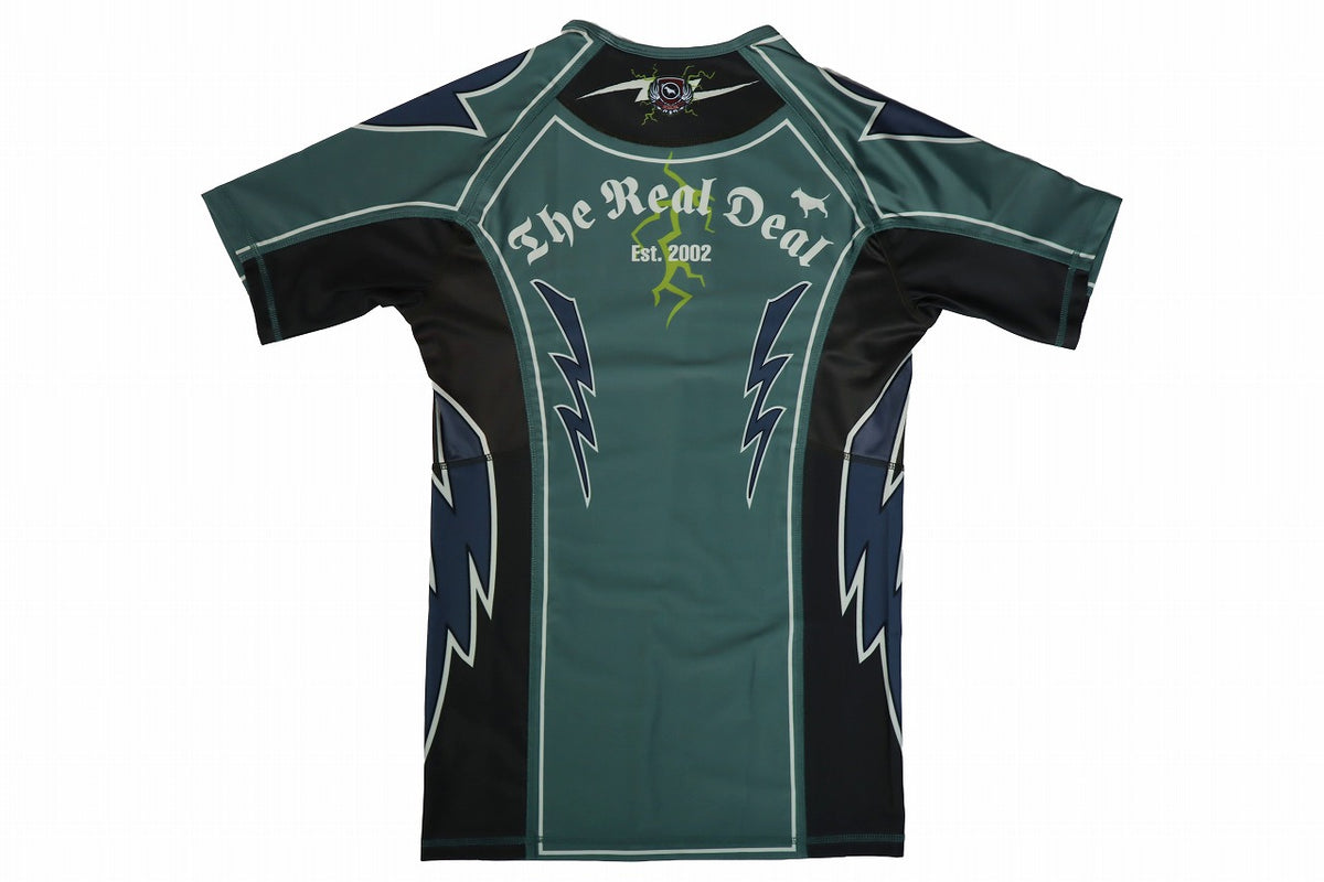 BULL TERRIER Rash Guard LIGHTNING Short Sleeve
