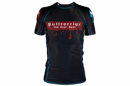 BULL TERRIER Rash Guard PAINT Short Sleeve