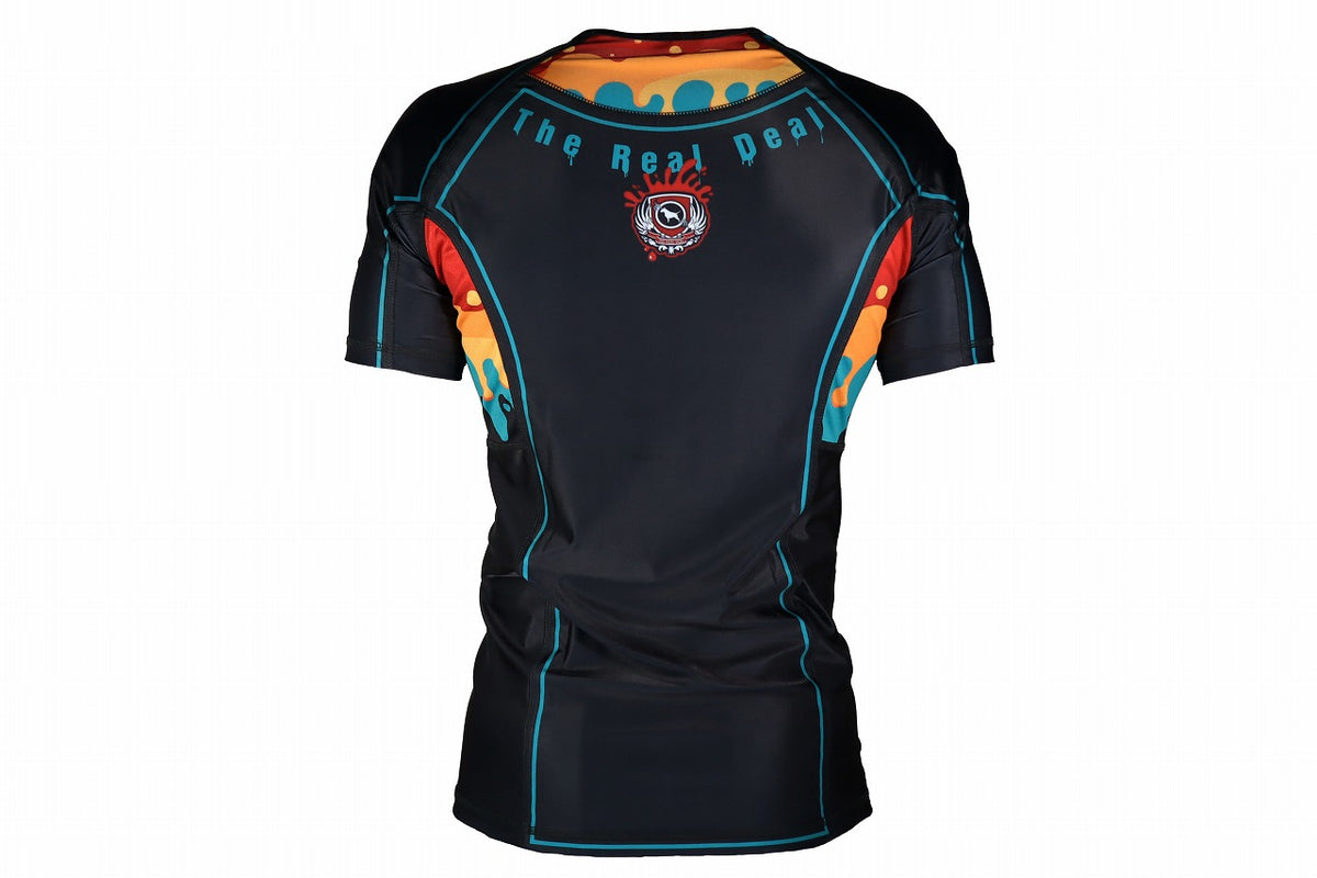 BULL TERRIER Rash Guard PAINT Short Sleeve