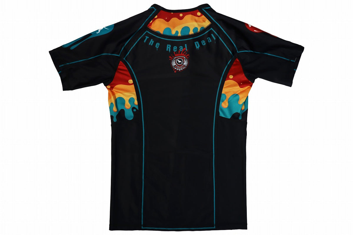 BULL TERRIER Rash Guard PAINT Short Sleeve