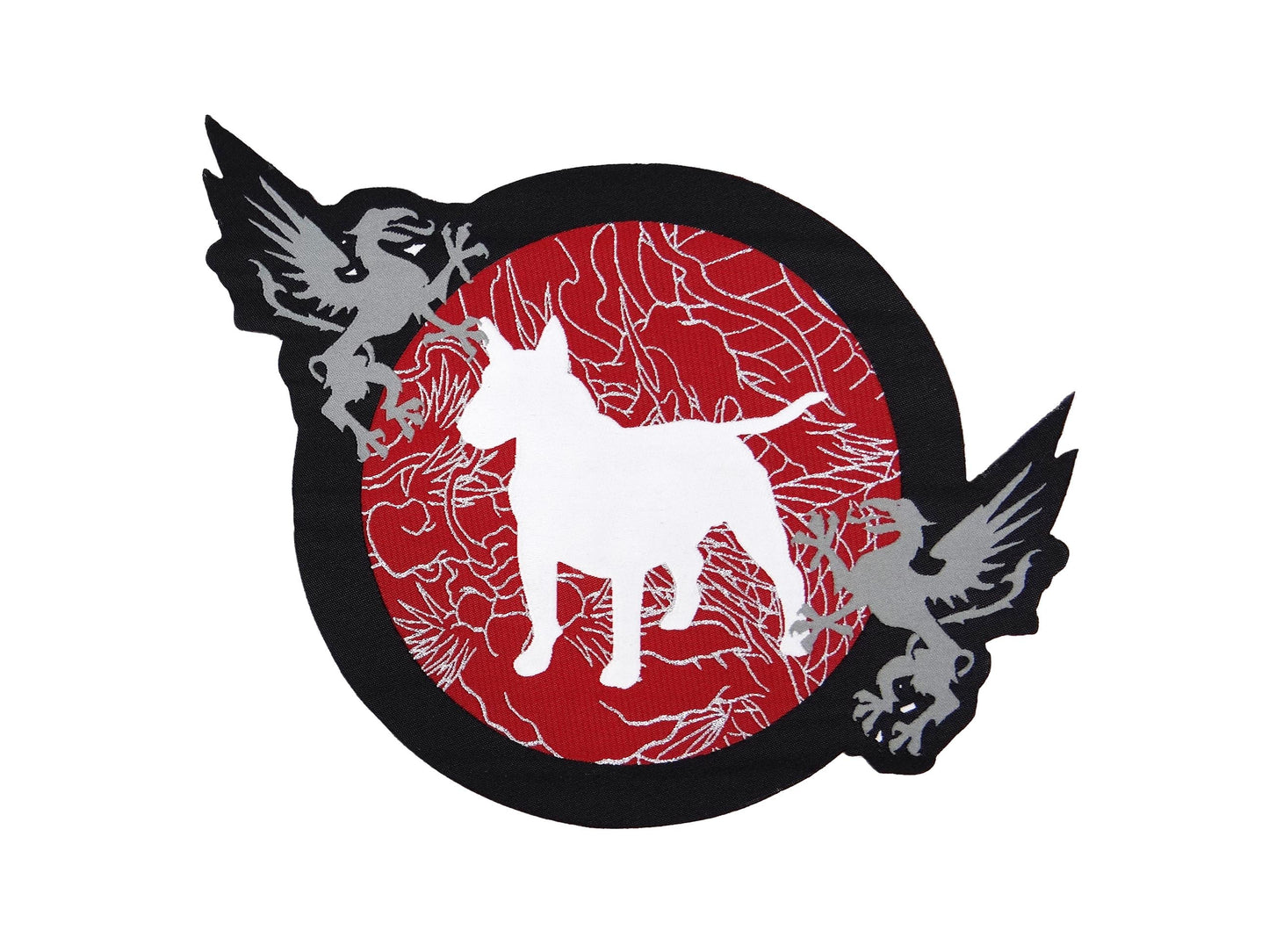 BULL TERRIER Embroidery Patch Die Cut