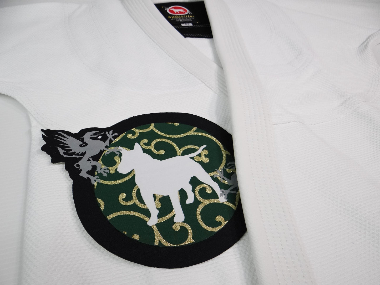 BULL TERRIER Embroidery Patch Die Cut