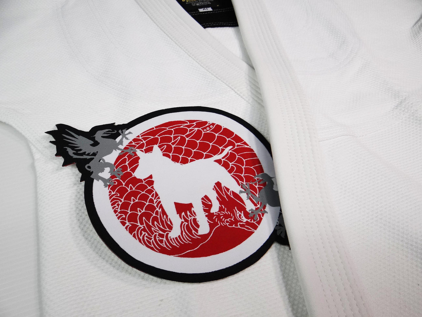 BULL TERRIER Embroidery Patch Die Cut